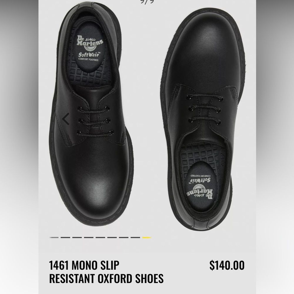 Dr. Martens 1461 MONO
BLACK Smooth Oxfords